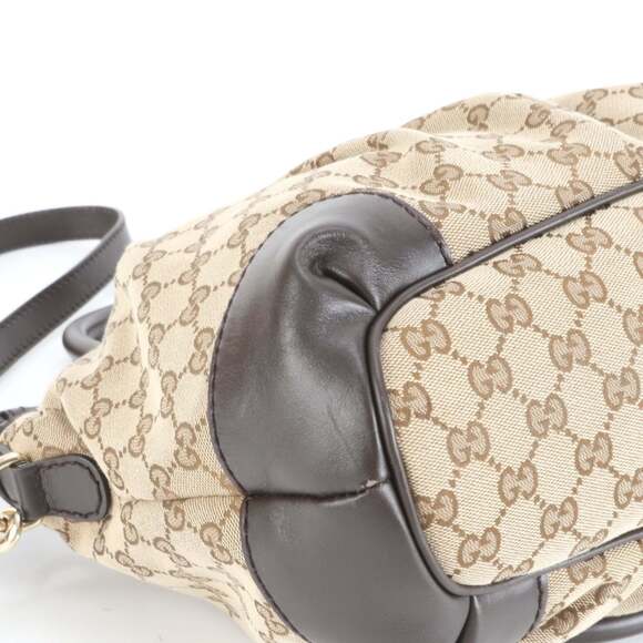 GUCCI Brown Leather Shoulder Bag - Picture 5 of 10